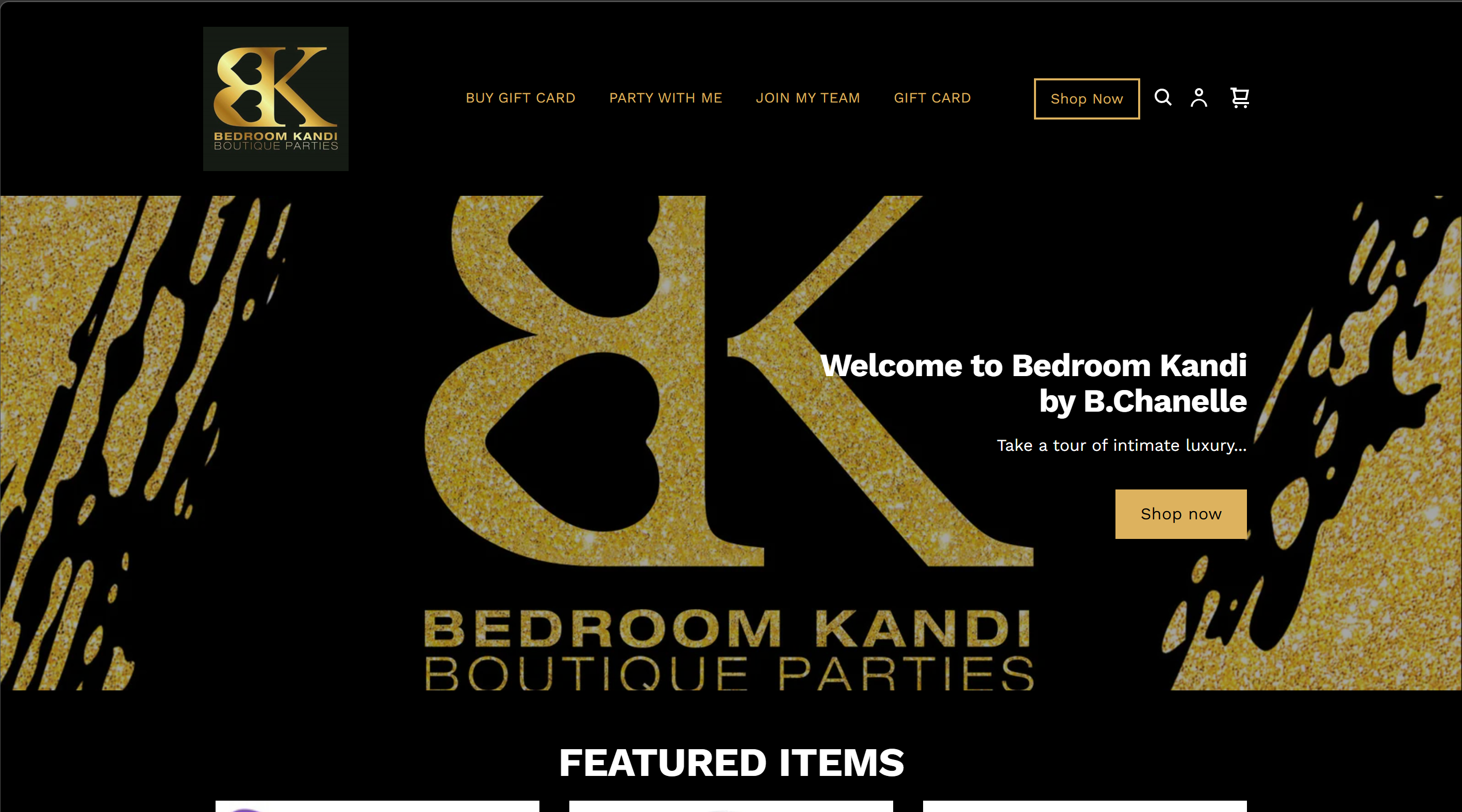 BK by BChanelle website preview